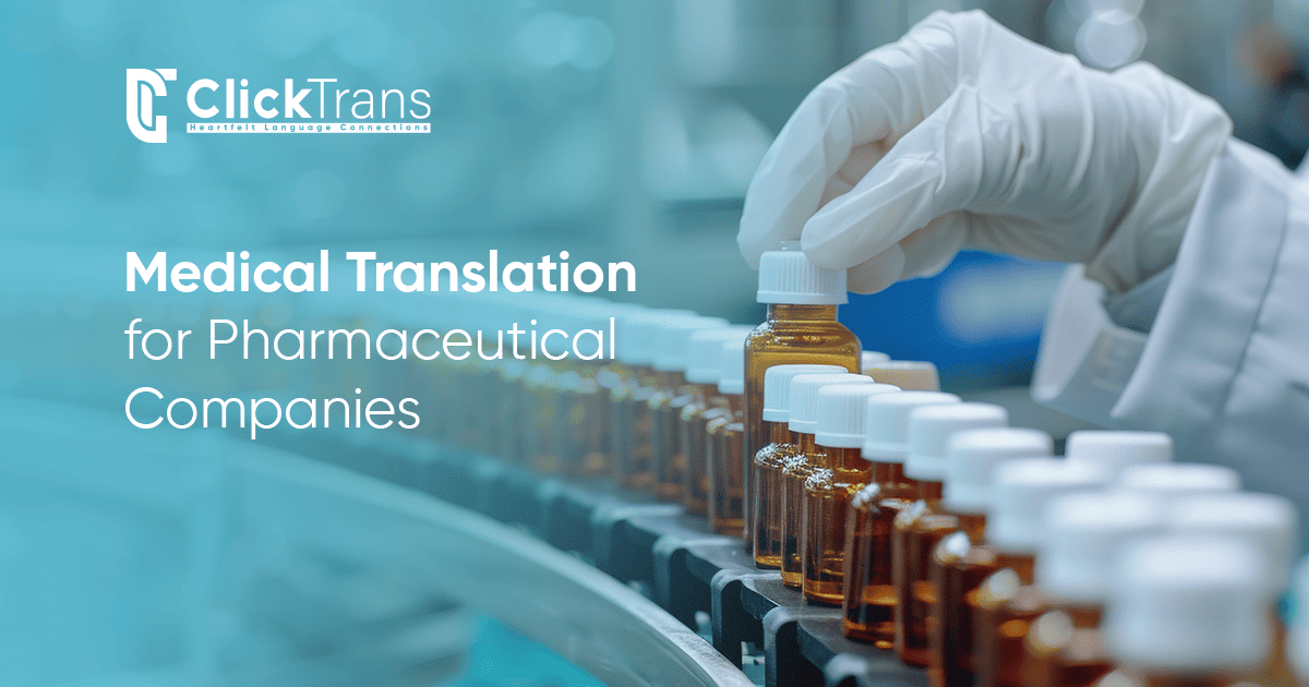 Medical Translation for Pharmaceutical Companies