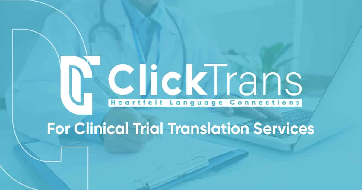 Clinical Trial Translation Services