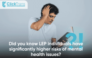 Did you know LEP individuals have significantly worse mental health