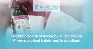 Accuracy in Pharmaceutical Translation
