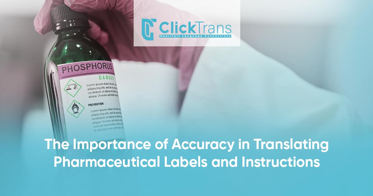 Accuracy in Pharmaceutical Translation