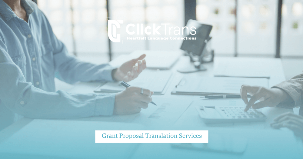 Grant Proposal Translation Services