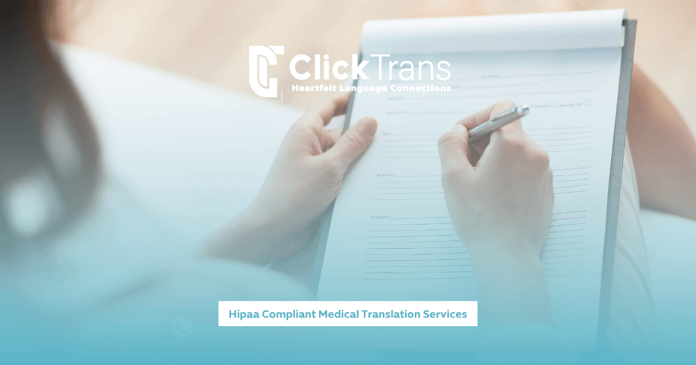 Hipaa compliant medical translation services