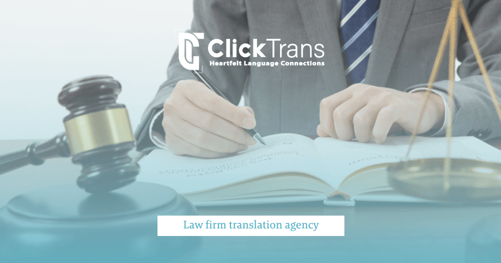 Law firm translation agency