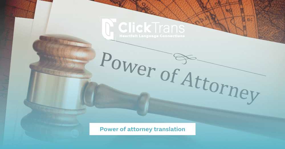Power of Attorney Translation