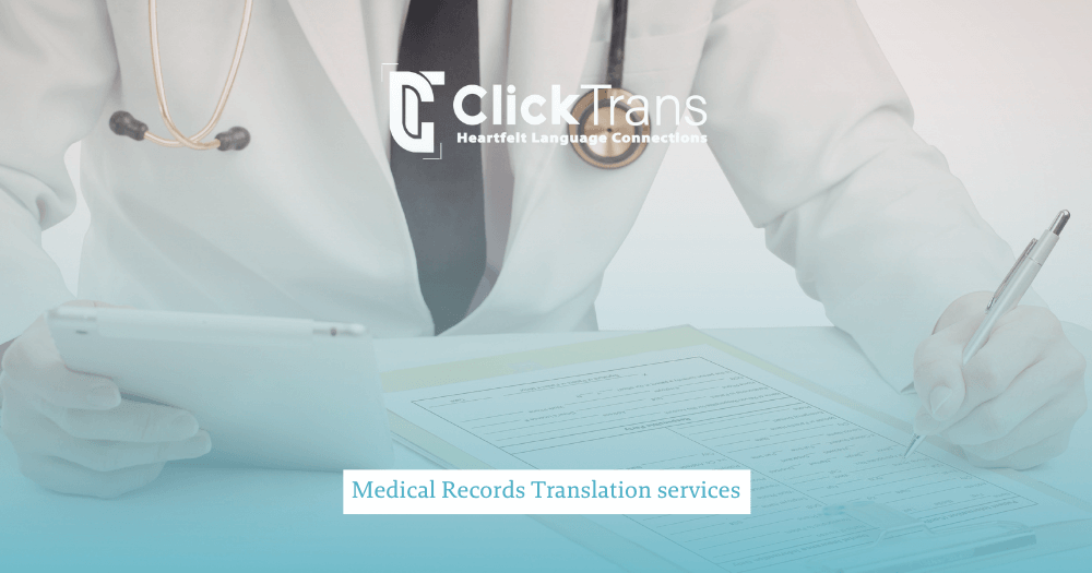Medical Records Translation services