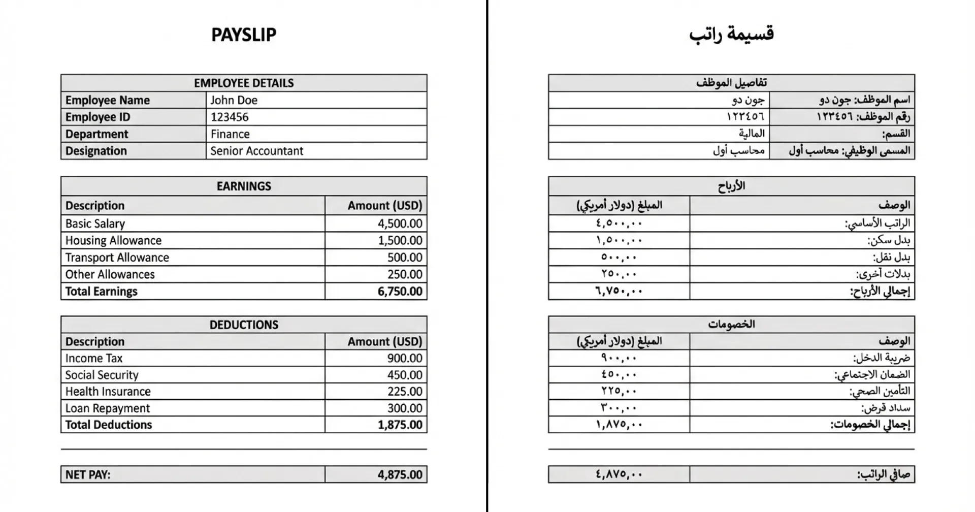 Our Step-by-Step Payslip Translation Process Our Step-by-Step Payslip Translation Process