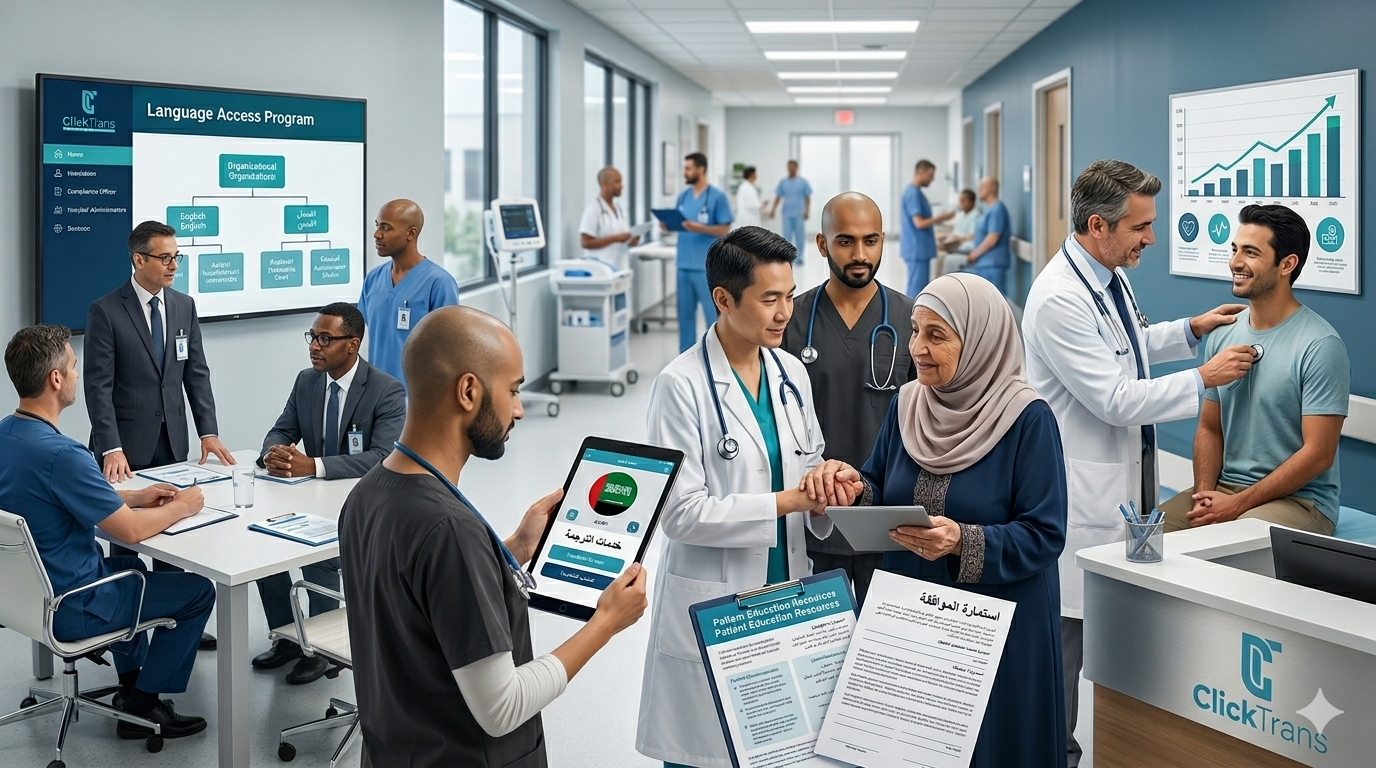 Language Access Requirements for Healthcare Providers in the USA: Why Professional Arabic Translation Matters 1 Language Access Requirements for Healthcare Providers in the USA Why Professional Arabic Translation Matters