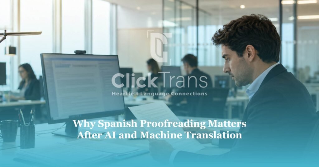 Why Spanish Proofreading Matters After AI and Machine Translation 6 Why Spanish Proofreading Matters After AI and Machine Translation