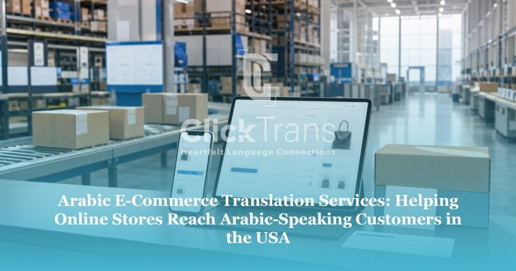 Arabic E-Commerce Translation Services Helping Online Stores Reach Arabic-Speaking Customers in the USA